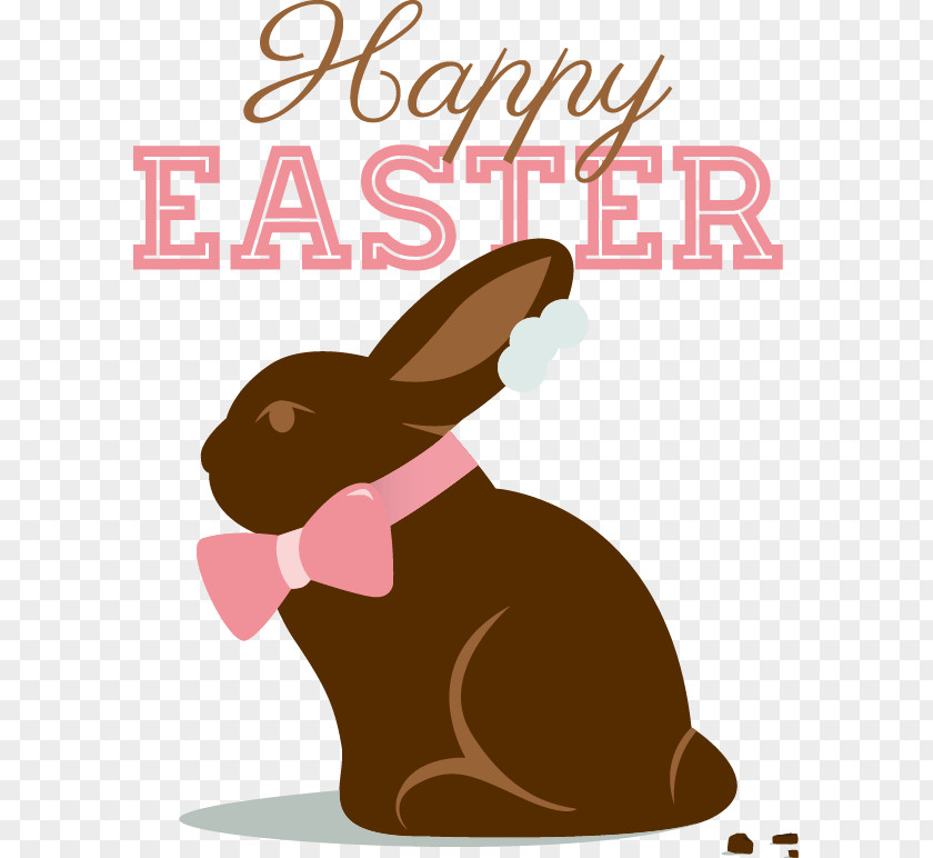 Easter Vector Bunny Chocolate Egg PNG