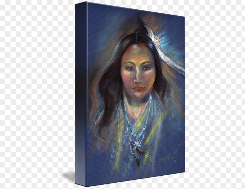Native Indian Portrait Painting Art Acrylic Paint Americans In The United States PNG