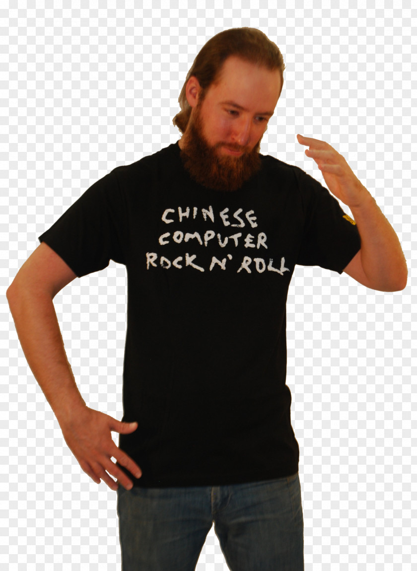 Rock And Roll T-shirt Black M Shoulder Sleeve Font PNG