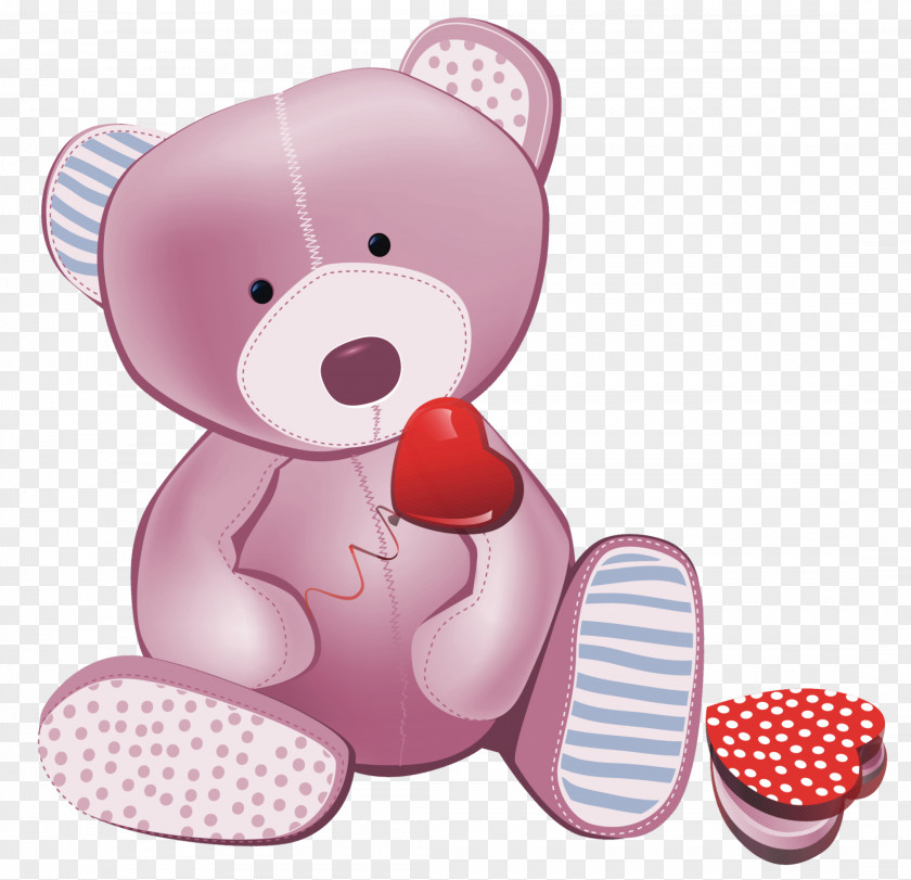 Teddy Bear Pink PNG bear , purple clipart PNG