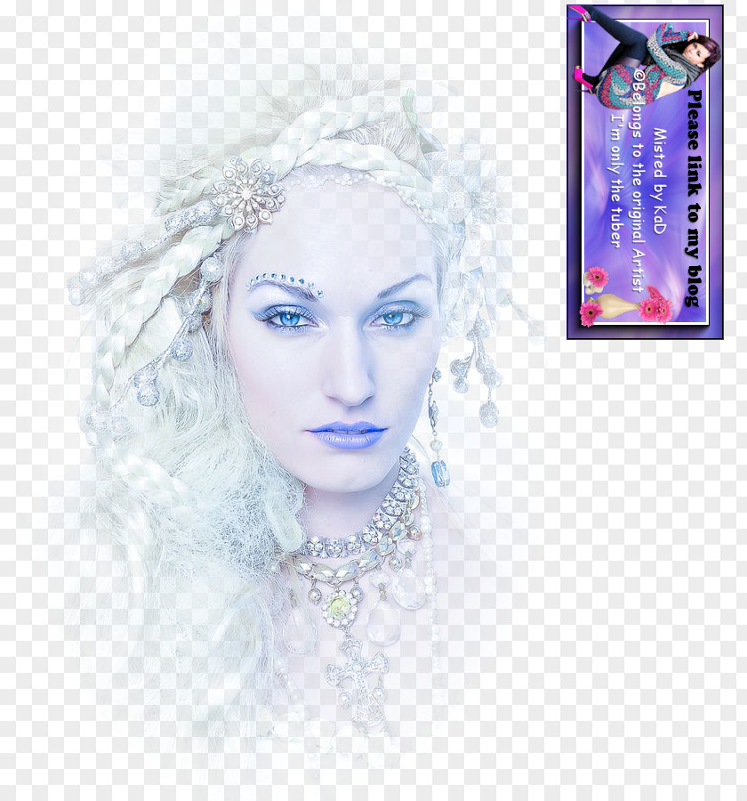 Woman Face Cosmetics Beauty Eyebrow The Snow Queen Costume PNG