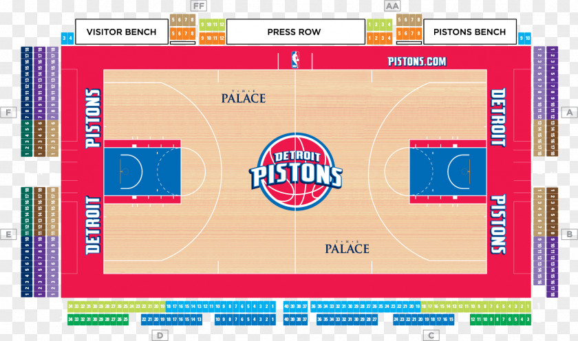 Detroit Pistons Sport NBA Area Rectangle PNG