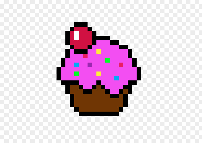 Drawing Hourglass Cupcake Muffin Pixel Art Bead PNG