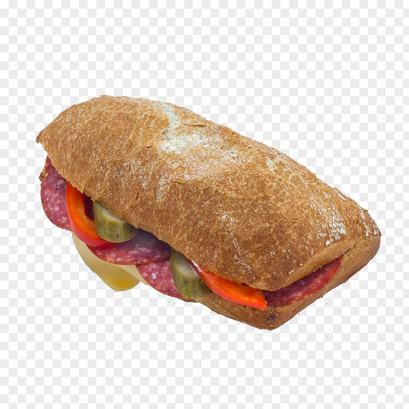 Ham And Cheese Sandwich Breakfast Submarine PNG