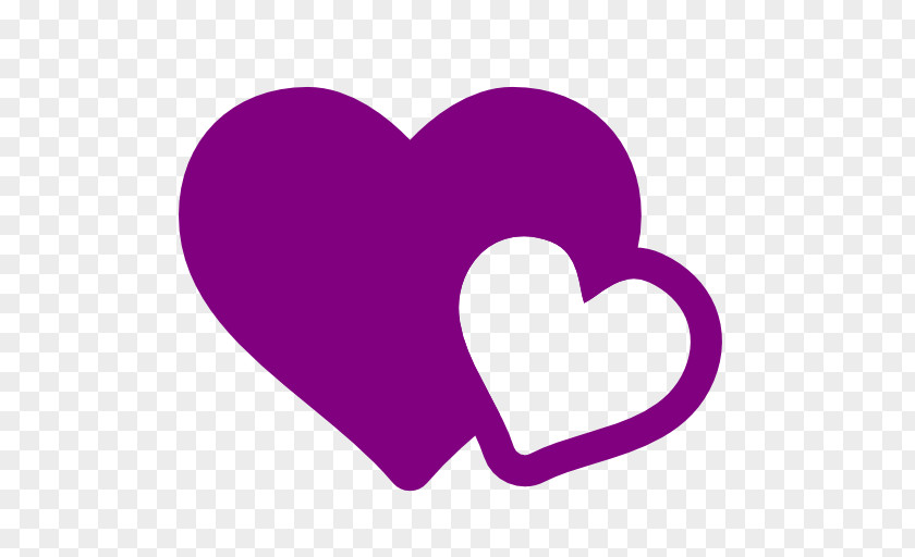 Info Icon Pink Purple Heart PNG