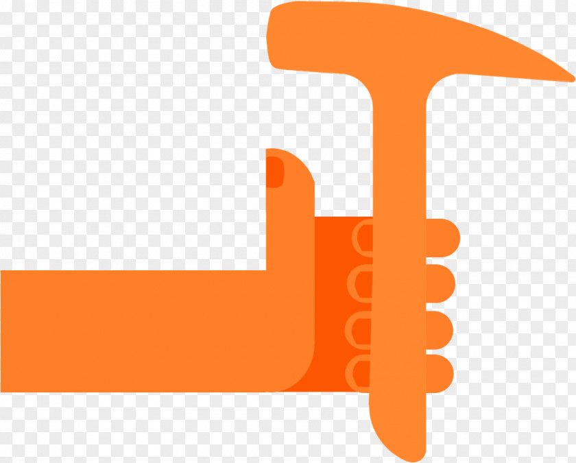 Orange Hammer PNG