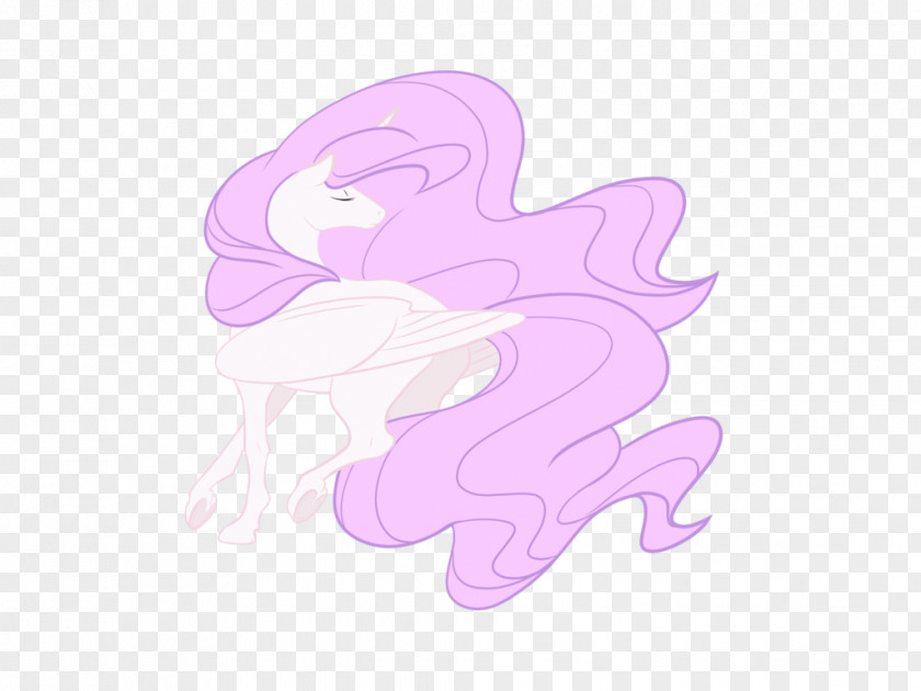 Cotton Candy Pony Horse Lilac Violet Purple PNG