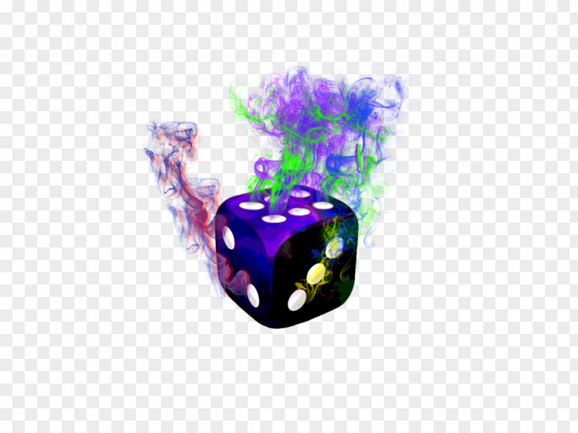 Dice Game Product Design Purple PNG