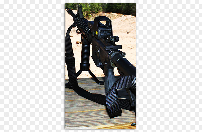 Machine Gun Firearm Safety Weapon Trijicon PNG