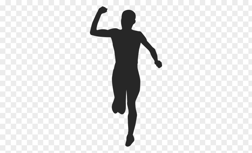Runner Vector Athlete Silhouette Sport PNG