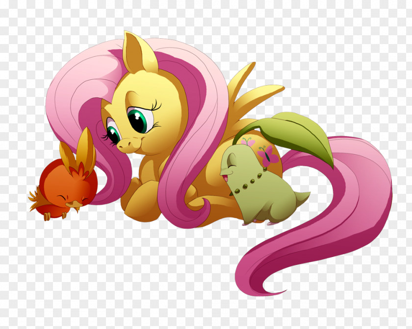 Torchic Fluttershy Horse Pokémon PNG