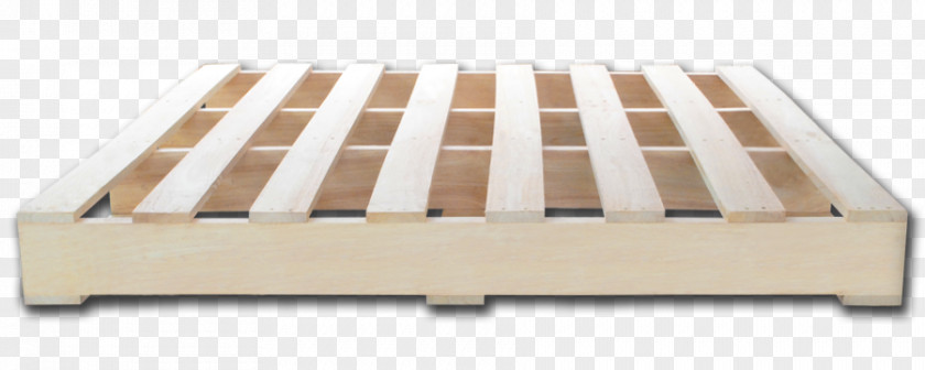 Wooden Pallet Bed Frame Line Furniture Angle PNG