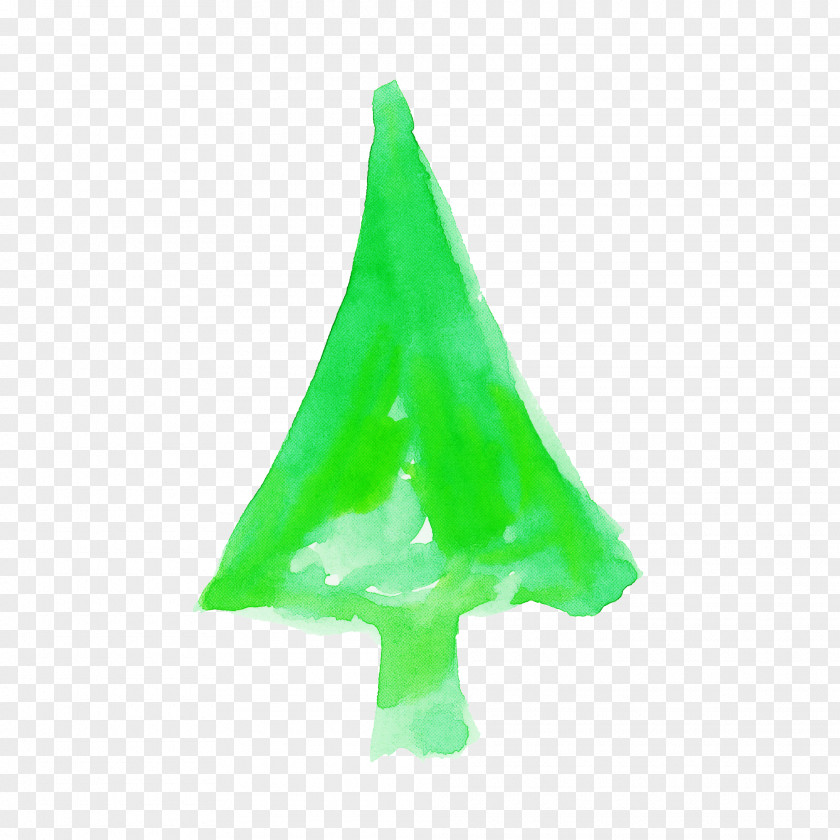 Green Leaf Plastic Tree PNG