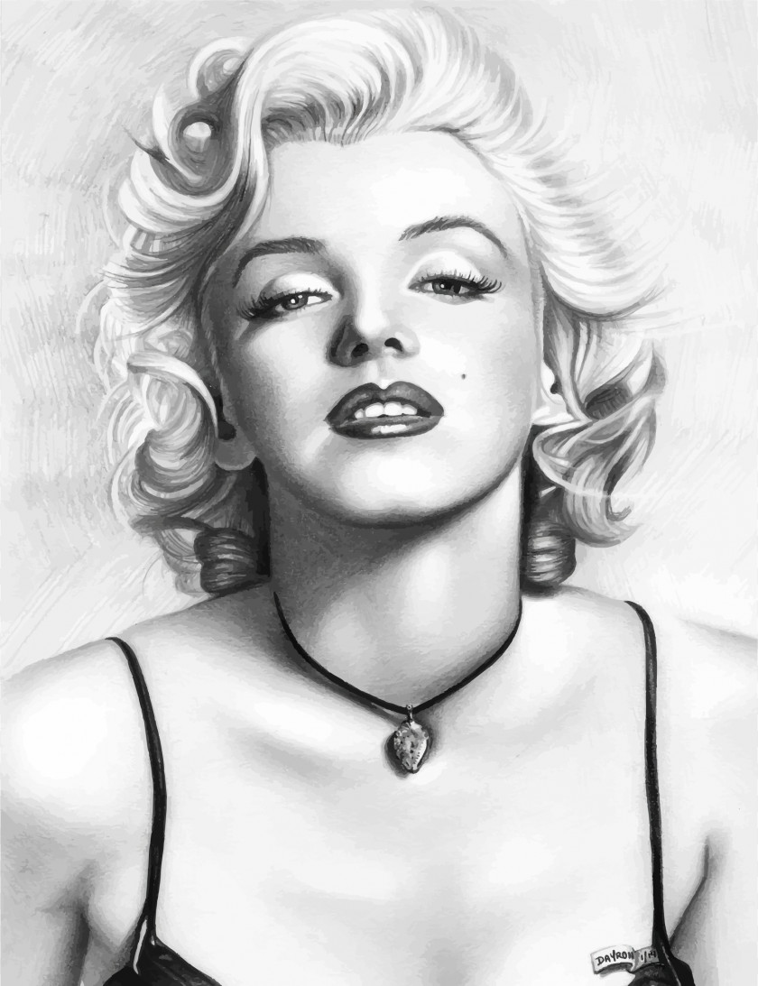 Marilyn Monroe Drawing Art Clip PNG