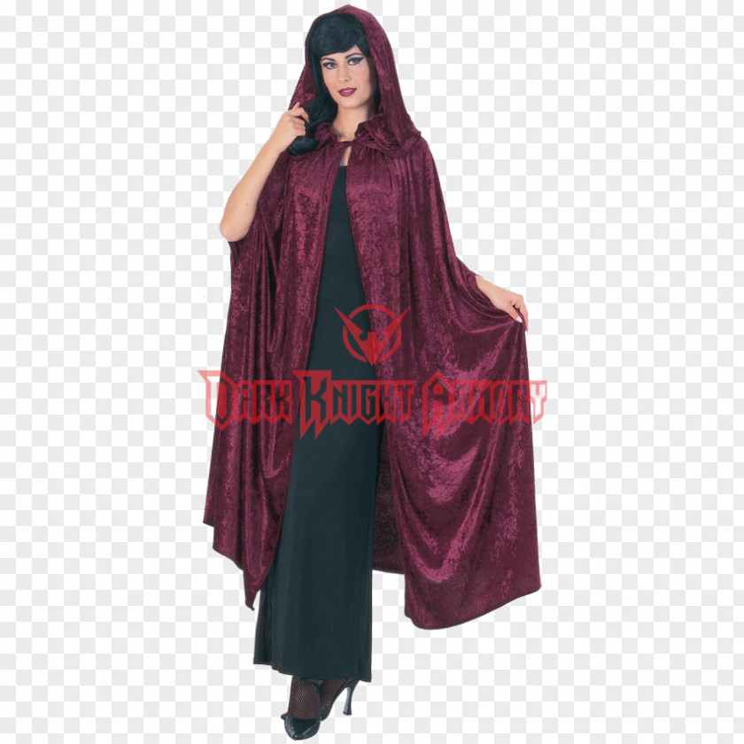 Satin Cape Robe Velvet Cloak Mantle PNG