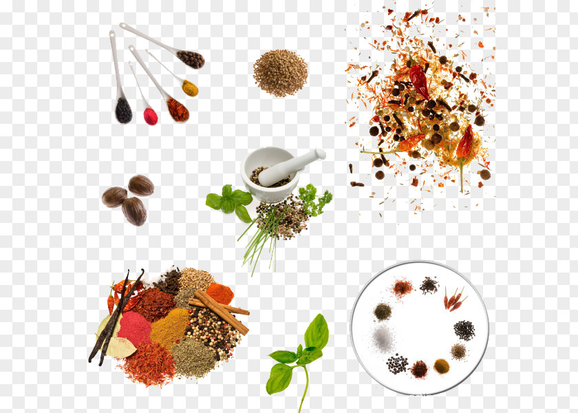 All Kinds Of Kitchen Spices Spice Cooking Ingredient Food PNG