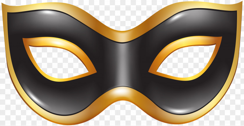 Carnival Mask Black Transparent Clip Art Image PNG