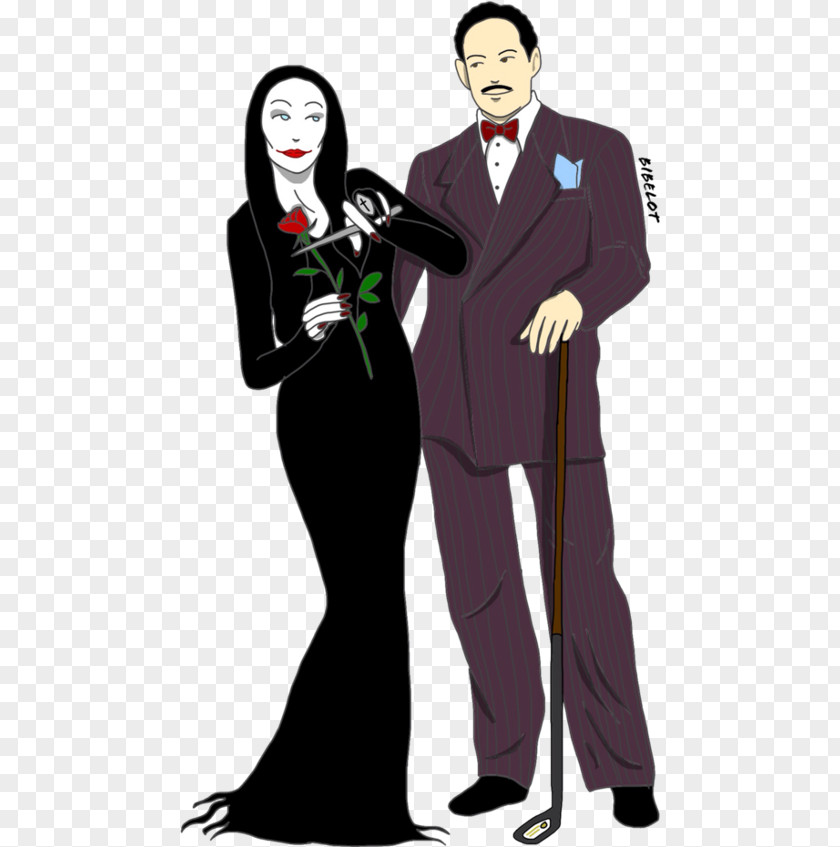 Charles Addams Morticia Pugsley Gomez Wednesday PNG