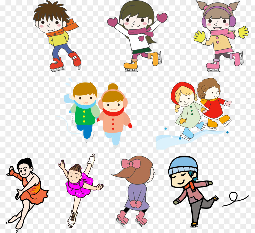 Ice Skate Clipart Winter Sport Clip Art PNG