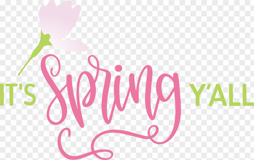 Spring Quote Message PNG