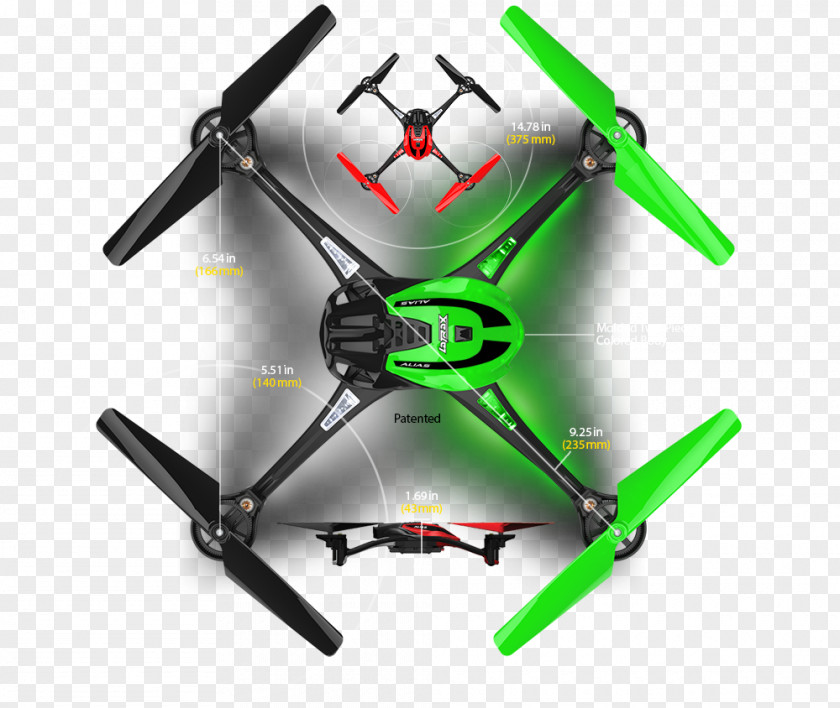 Helicopter Rotor Radio-controlled Quadcopter La Trax Alias Quad-Rotor PNG