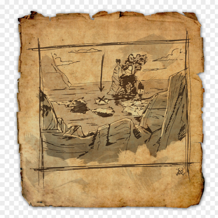 Map The Elder Scrolls Online Rift V: Skyrim Cyrodiil Treasure PNG
