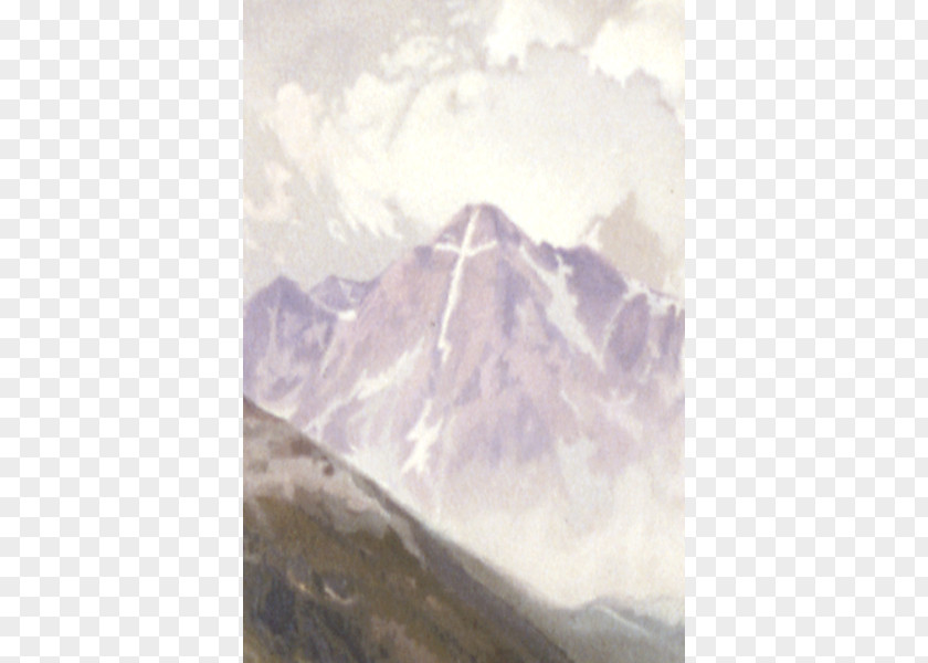 Painting Mountain Of The Holy Cross Watercolor Artist Mount PNG