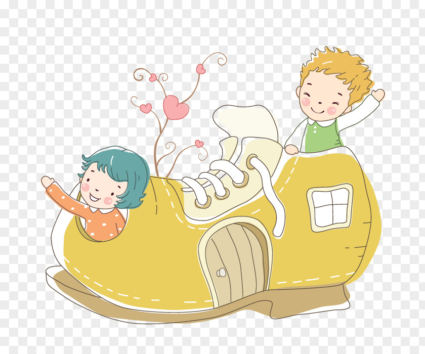 Shoes Cabin Shoe Cartoon Child Illustration PNG