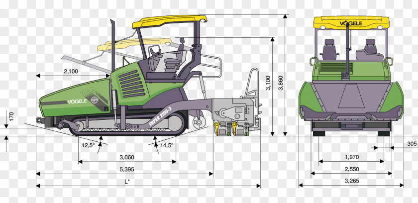 Dao Báº¥m Paver Joseph Vögele Machine Asphalt Concrete PNG