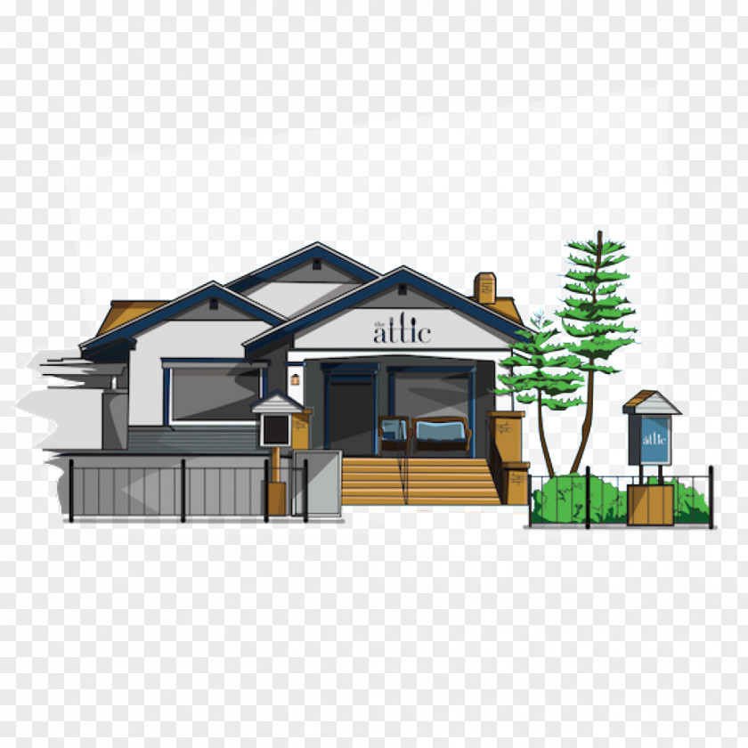 House Facade Property PNG