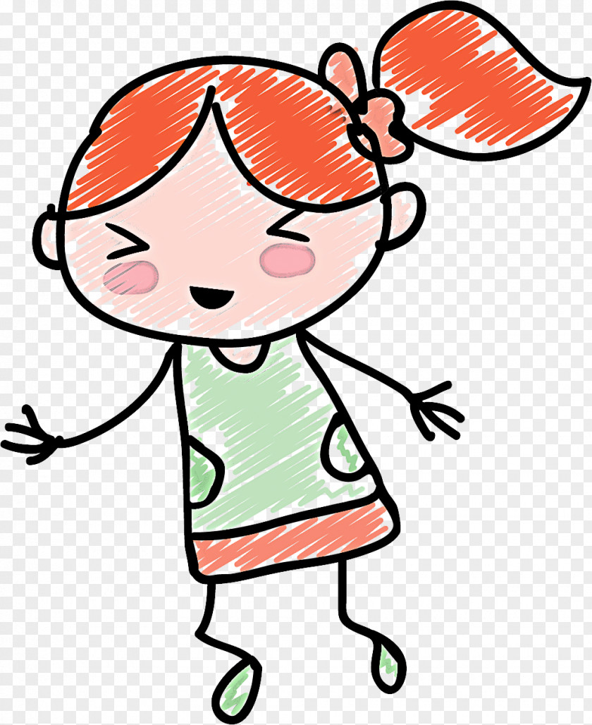 Pleased Child Cheek Cartoon Pink Finger PNG
