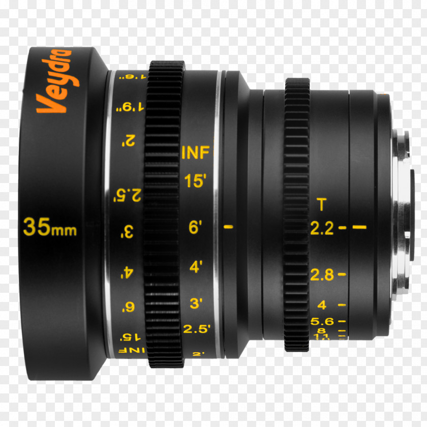 Camera Veydra 19mm T2.6 Mini Prime Lens (Sony E-Mount, Feet) Micro Four Thirds System 12mm T2.2 (MFT Mount, 35mm Format PNG
