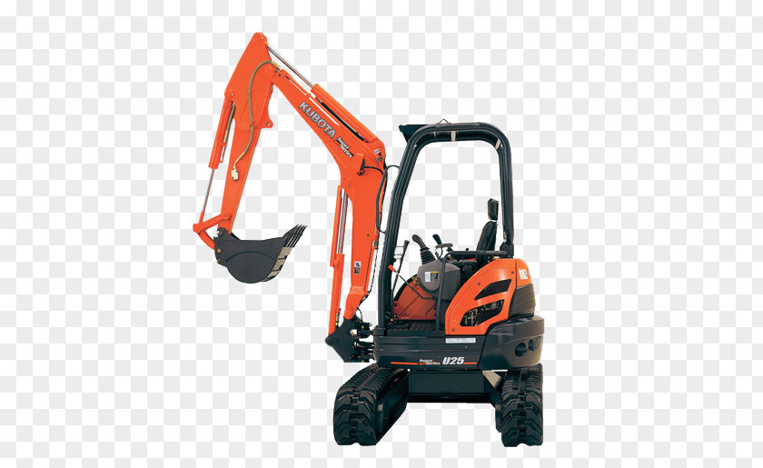 Excavator Compact Kubota Corporation Heavy Machinery Architectural Engineering PNG