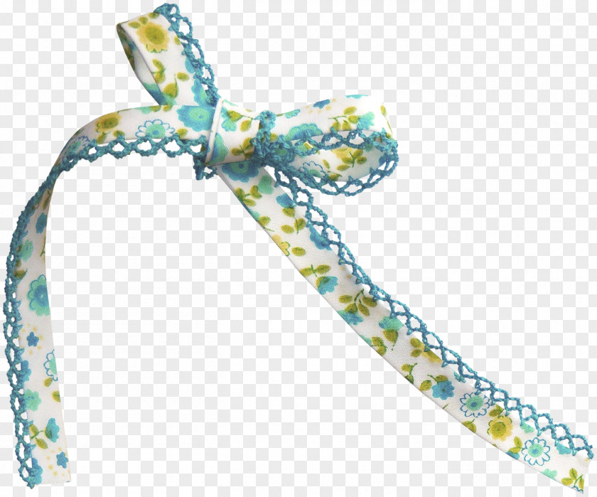 Floral Ribbon Bow Shoelace Knot PNG