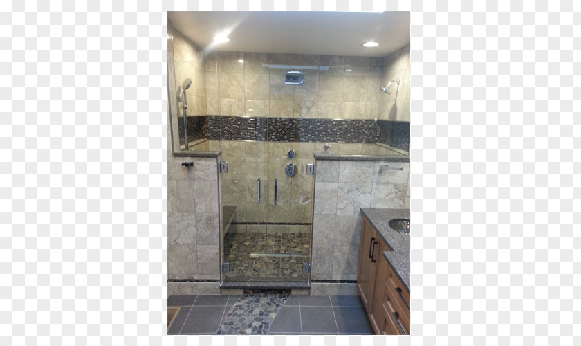 Foggy Glass Plumbing Fixtures Bathroom Shower Tile PNG