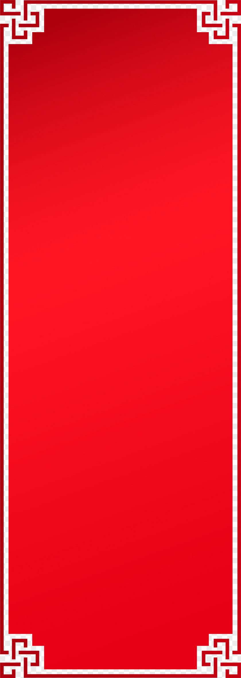 Hand Painted Red Frame Icon PNG