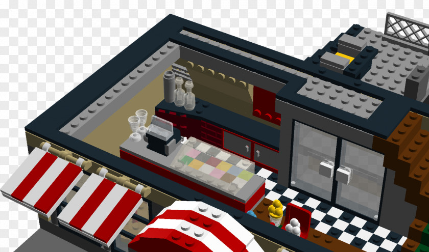 Ice Cream Lego City Undercover Parlor PNG