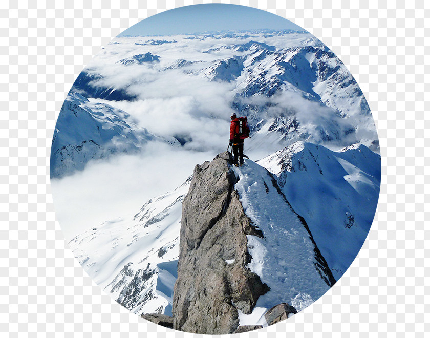 Mountain Mountaineering Alpine Climbing Mount Rolleston New Zealand Club PNG