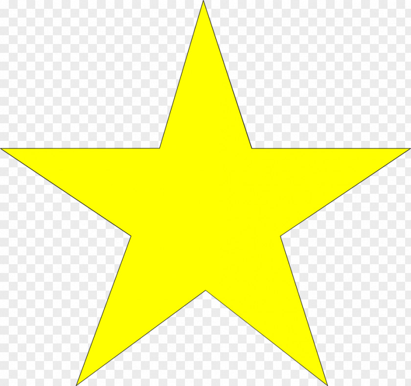 A Picture Of Star Yellow Clip Art PNG