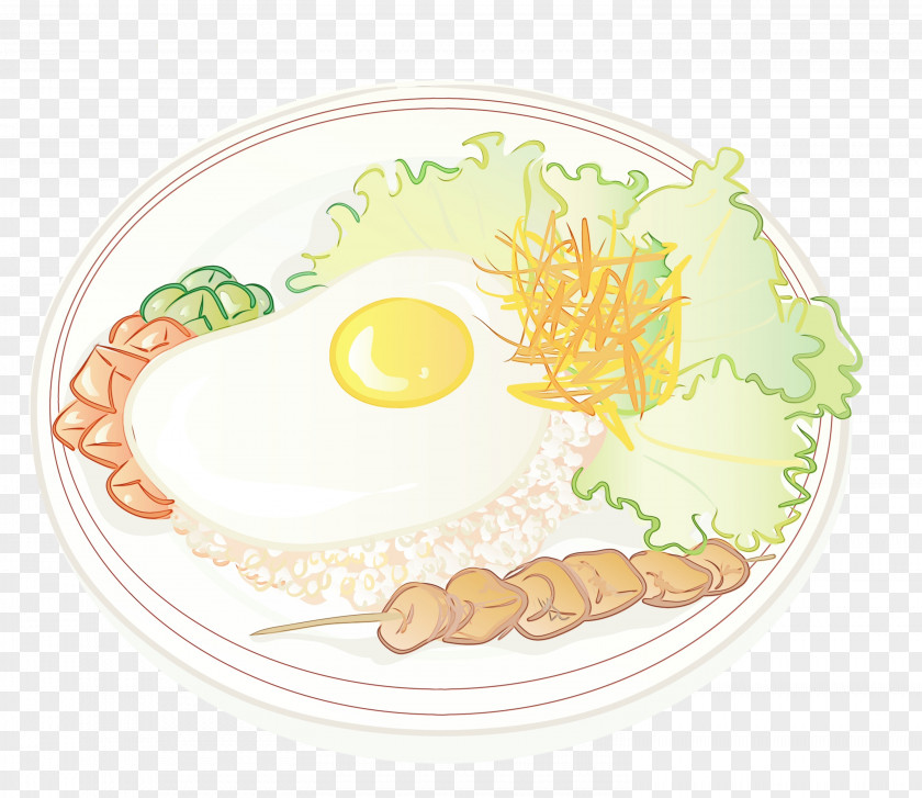 Chinese Cuisine Sushi Rice Breakfast Cartoon PNG