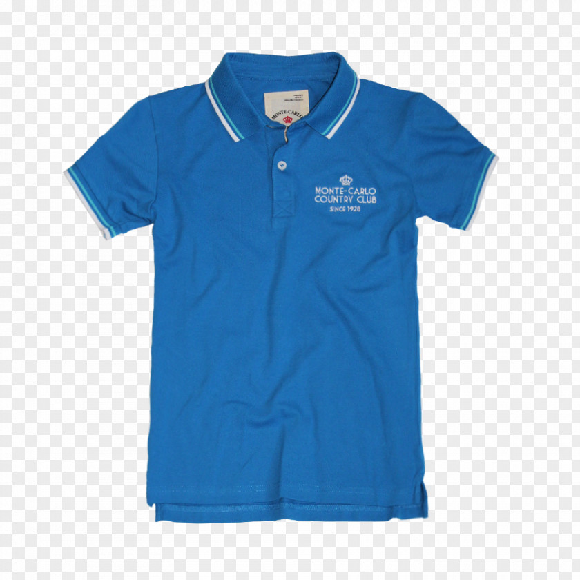 T-shirt Polo Shirt Piqué Blue PNG