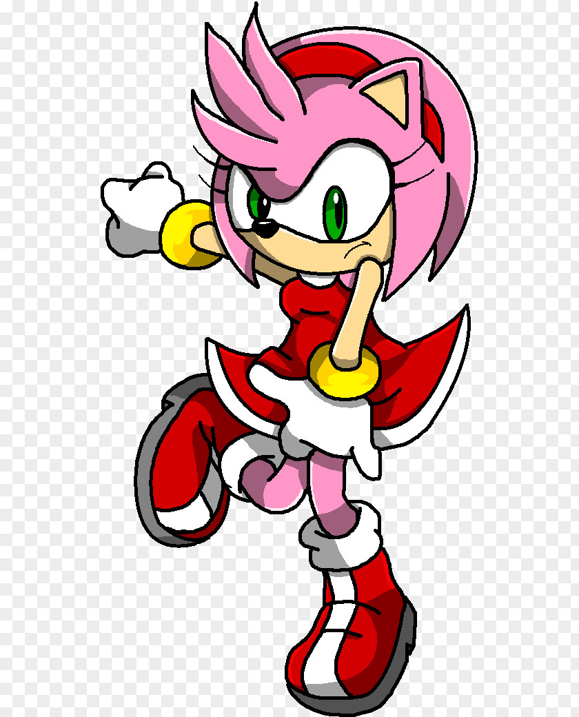 Amy Rose Inflation Sonic Advance SegaSonic The Hedgehog Fan Art PNG