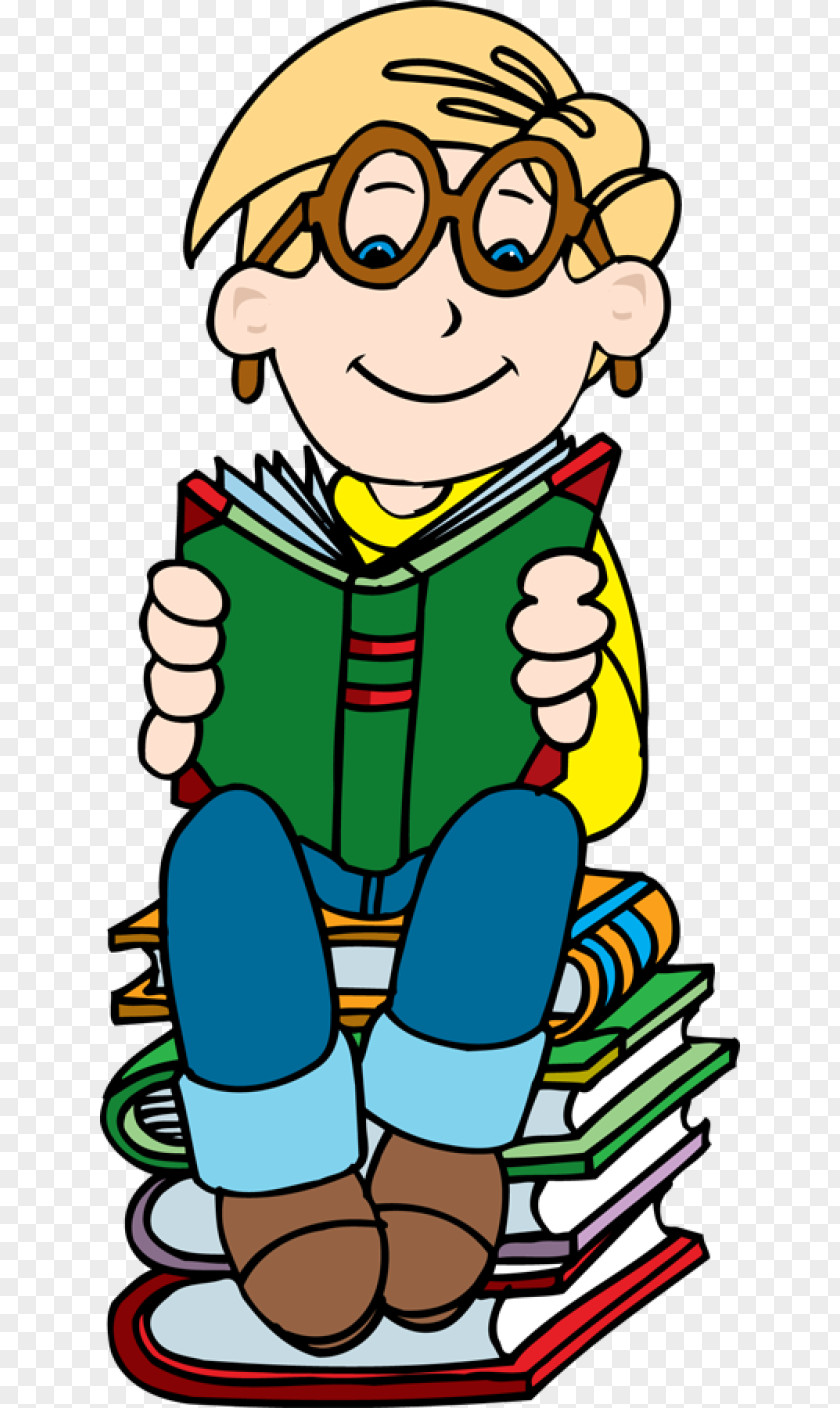 Book Reading Child Clip Art PNG