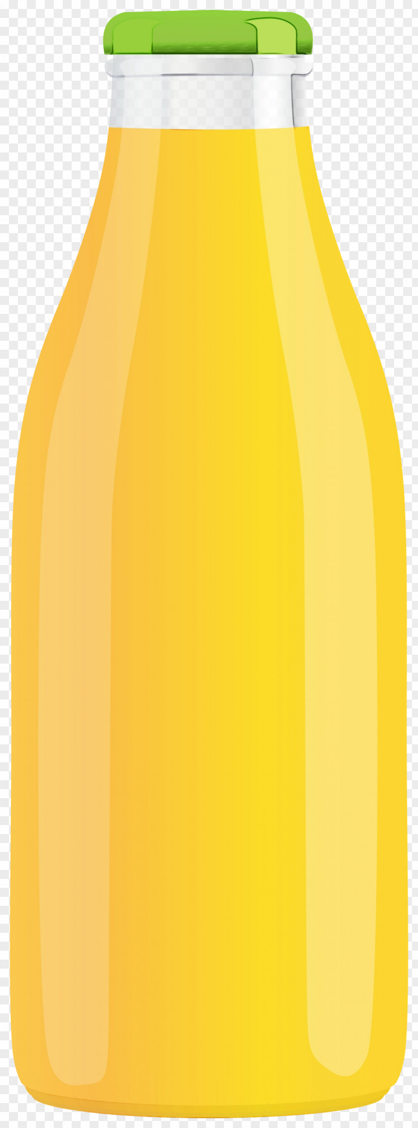 Glass Bottle Yellow Fruit PNG