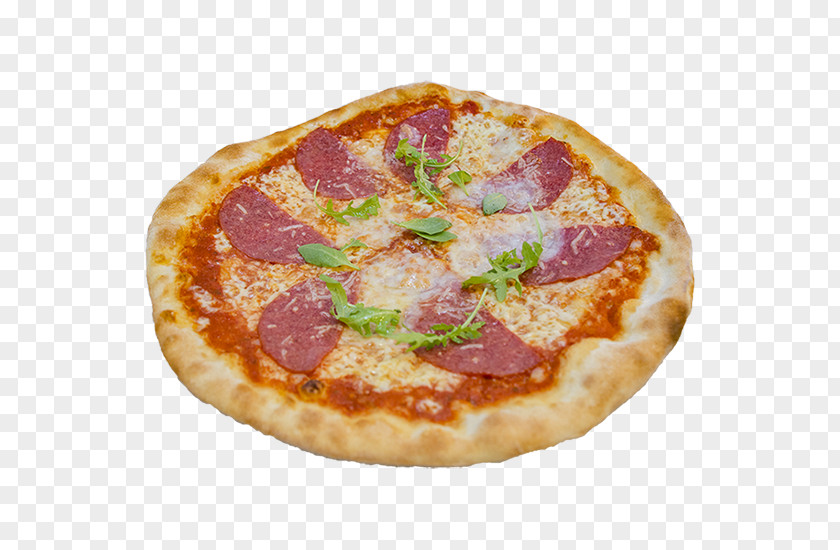 Pizza California-style Sicilian Salami Ham PNG