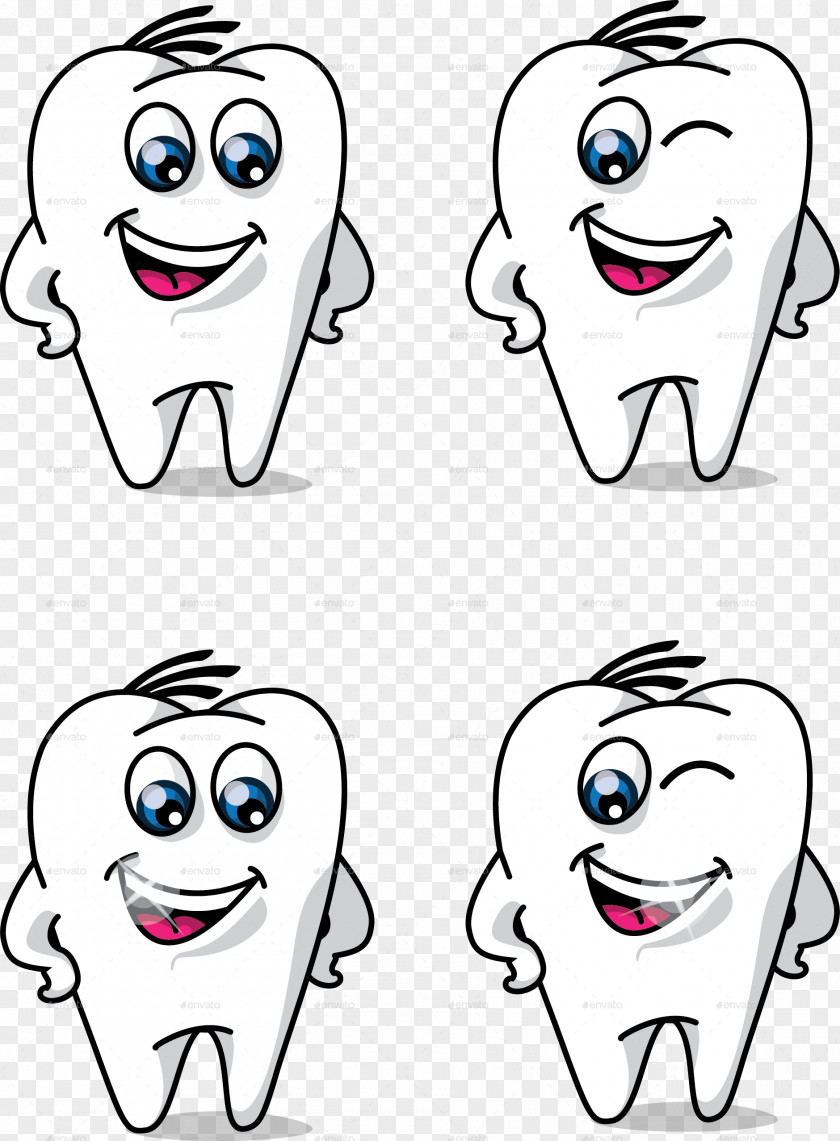 Tooth Face Facial Expression Drawing Cheek Smile PNG