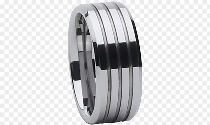 Tungsten Wedding Ring Platinum Metal Titanium Carbide PNG
