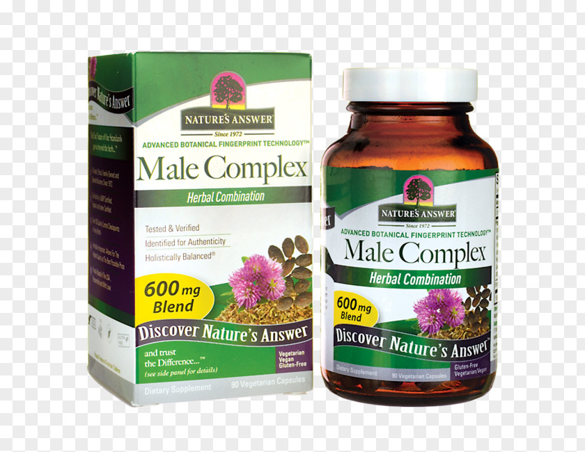Answer Call Dietary Supplement Herb Valerian Capsule Nature's Male Complex PNG