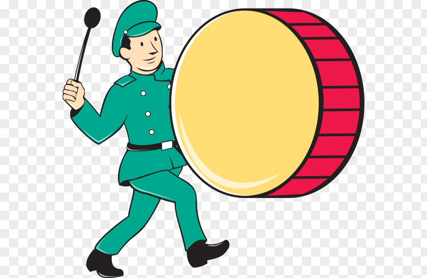 Drum Marching Band Drummer Clip Art PNG