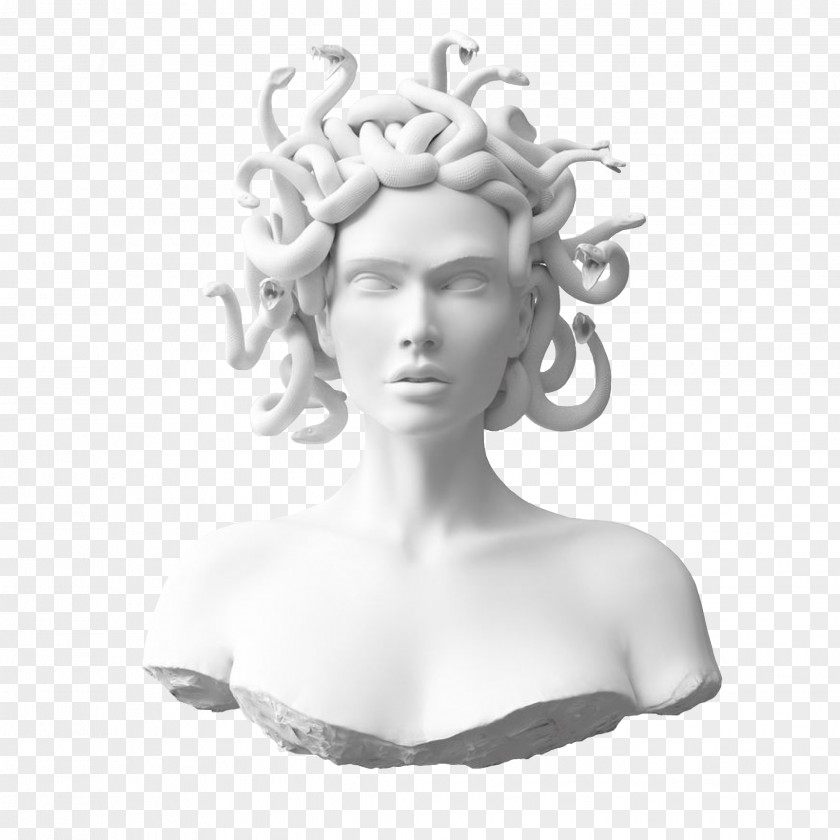 Greek Bust Foamo Medusa Gorgon City Sirens PNG